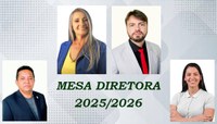 Mesa Diretora 2025-2026 da Câmara Municipal de Exu-PE